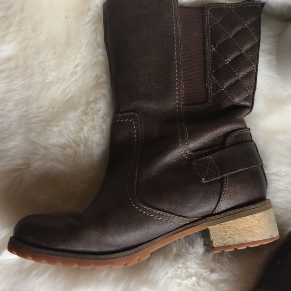 TIMBERLAND WOMEN LEATHER BOOTS SIZE 6.5 - Picture 6 of 6